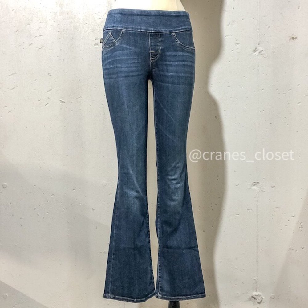 Rock & Republic Med Wash Flare Legging Jegging 4